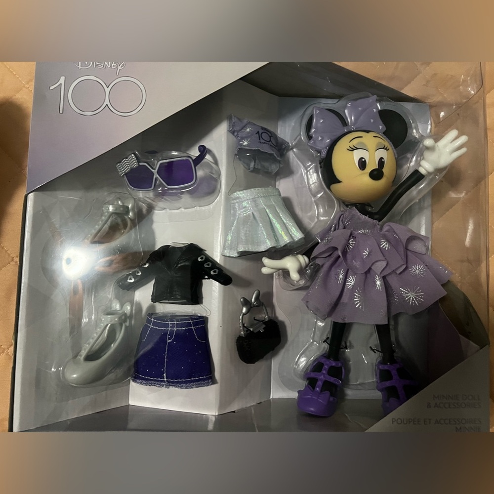 Mini mouse doll 100th anniversary